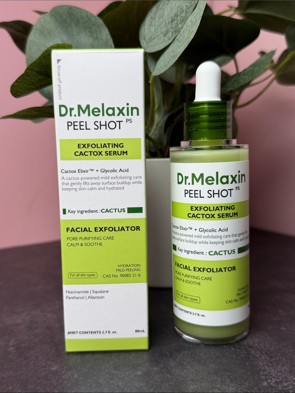Peel Shot Exfoliating Cactox Serum — Green Facial Peel
